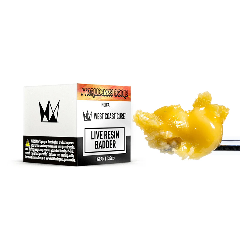 West Coast Cure - West Coast Cure Strawberry Bomb Live Resin Badder 1.0g Main Image