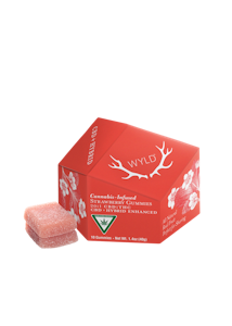 WYLD -  Wyld-Strawberry-CBD+Hybrid-20:1 CBD:THC-10 Pieces-10mg