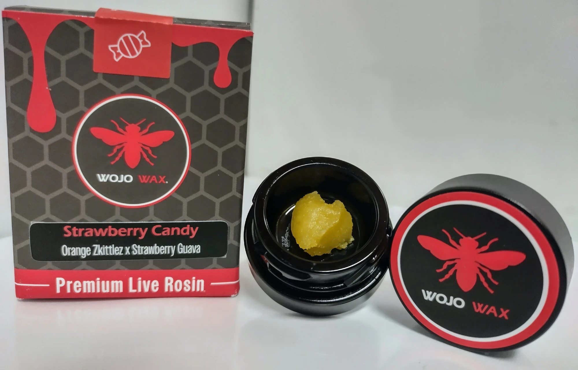 Wojo Co - Strawberry Candy - 1g Live Rosin Main Image