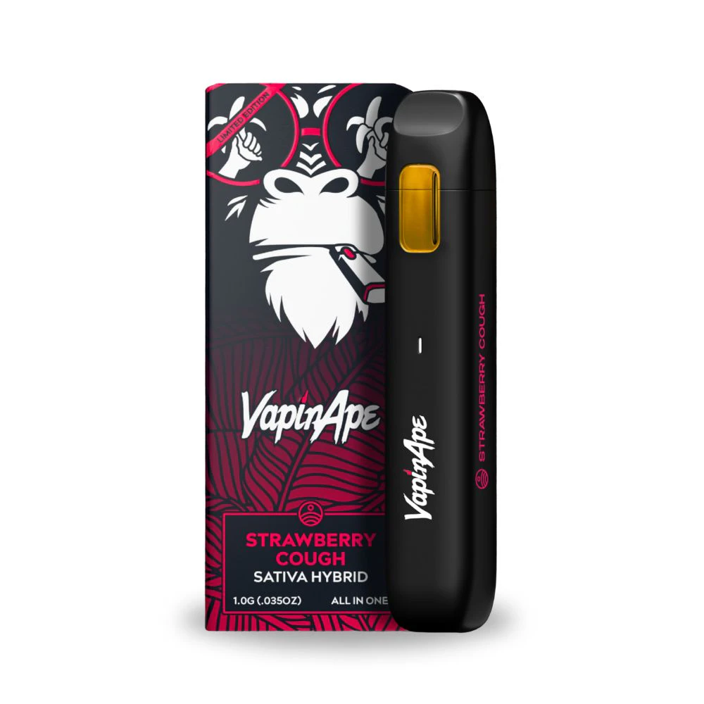 Vapin Ape - Strawberry Cough 1g Disposable - VAPIN APE Main Image
