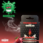 Giggles Puffs Live Hash Rosin Cart Strawberry Cough 1g