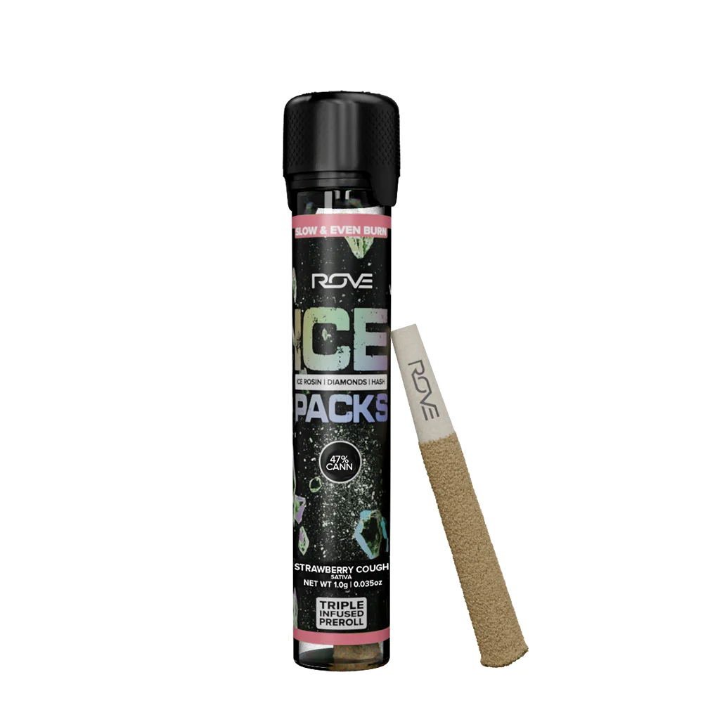 Strawberry Cough 1g Infused Ice Pack Preroll