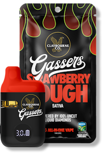 CLAYBOURNE CO. - 1g Strawberry Cough AIO Gassers - Claybourne