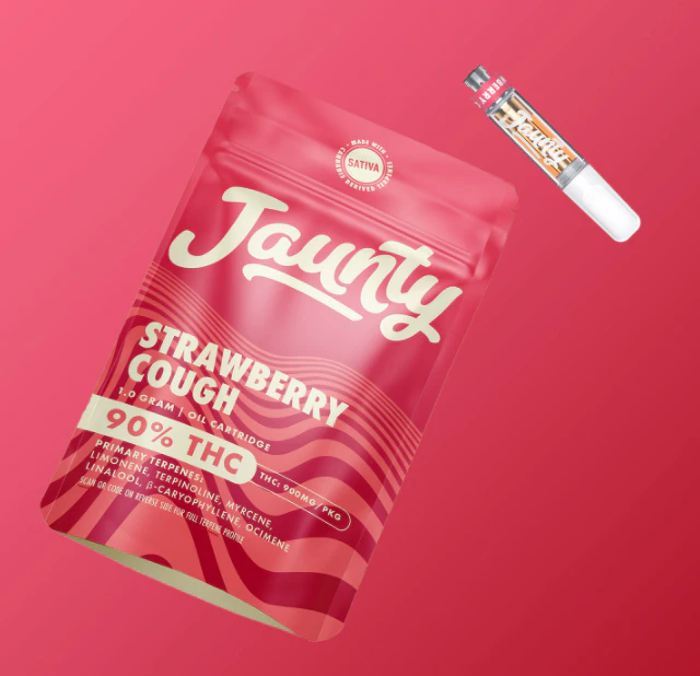 Jaunty - Strawberry Cough 1g 510 Vape Cartridge Main Image