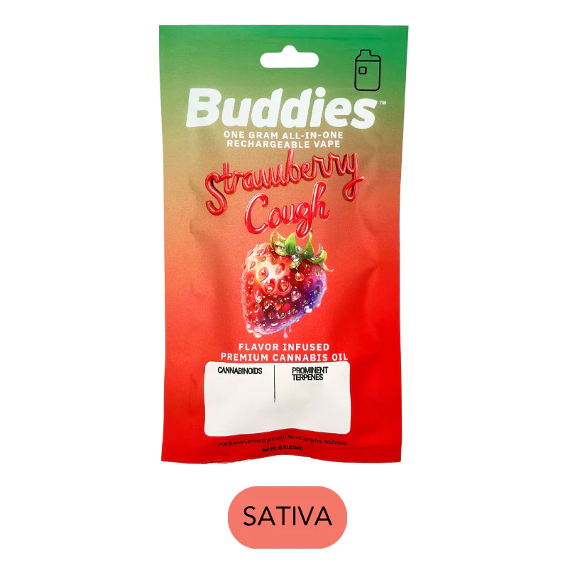 Buddies Brand - Buddies - Flavors -  Strawberry Cough - RTU - 1.0g Main Image