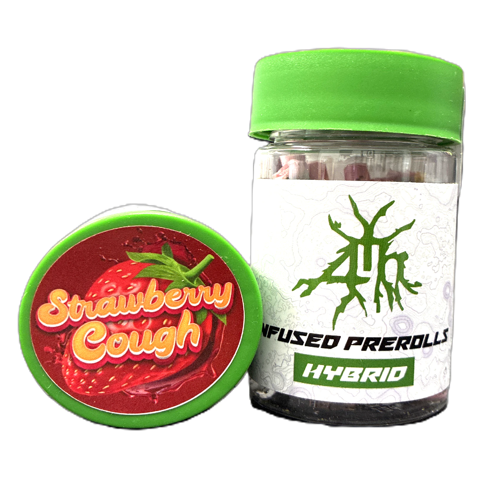 Halo - Strawberry Cough (3.5G) | Infused Preroll 7 pk | Hybrid Main Image