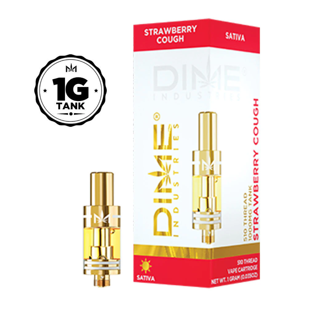 DIME - DIME Industries Strawberry Cough Vape Cartridge 1.0g Main Image