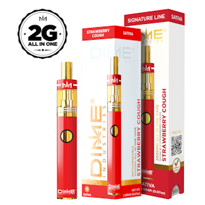Dime - Strawberry Cough (2g) All in One Signature Disposable