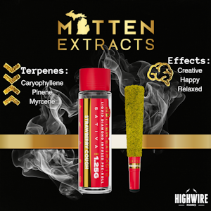 MITTEN EXTRACTS - Mitten Extracts Strawberry Cough Infused Preroll 1.25g