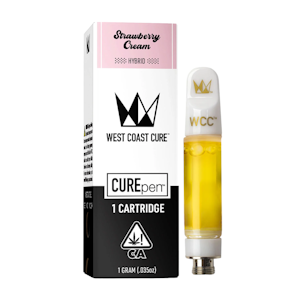 WEST COAST CURE - Strawberry Cream (H) | 1g CUREpen Vape Cartridge | West Coast Cure