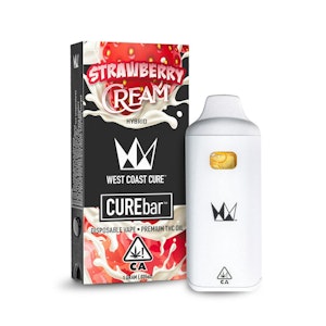 WEST COAST CURE - West Coast Cure Strawberry Cream CUREbar Disposable 1.0g