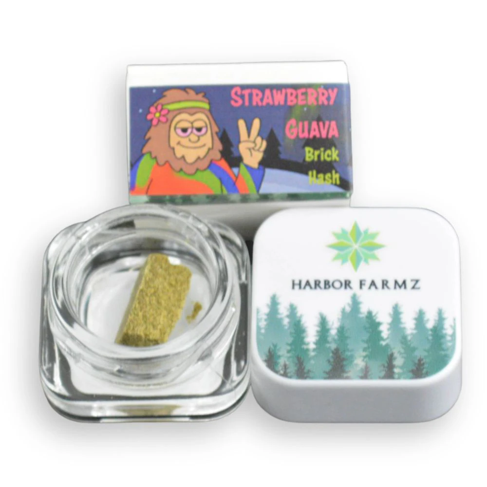 Harbor Farmz - Strawberry Guava 1g Brick Hash - HARBOR FARMZ Main Image