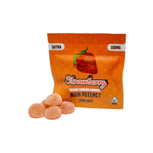 ¡MAS! - Strawberry | 5pk 100mg High Potency Gummies (S) | Mas