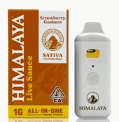 Himalaya 1g Strawberry Gushers Live Sauce AIO Disposable