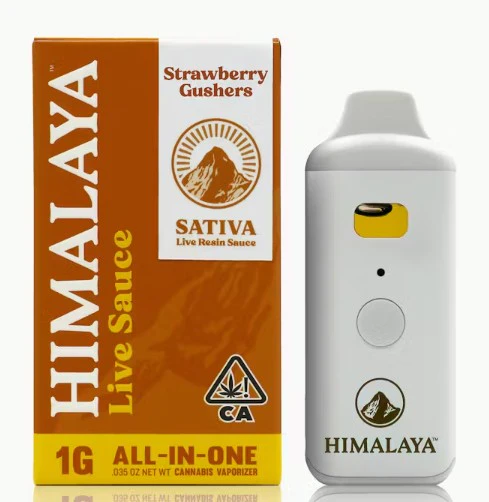 HIMALAYA - Himalaya 1g Strawberry Gushers Live Sauce AIO Disposable Main Image