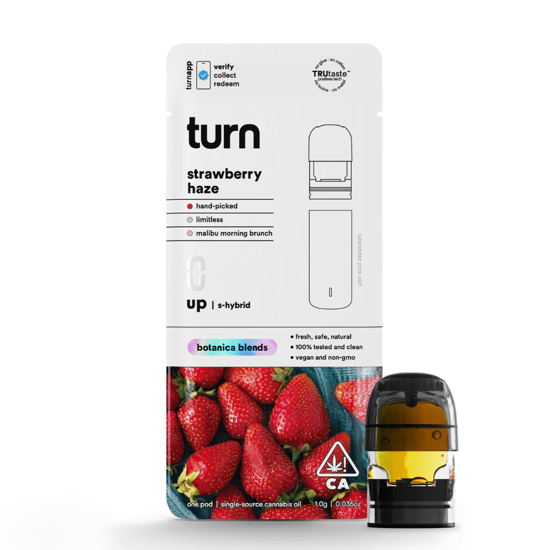 turn - Strawberry Haze (S-H) | 1g Botanical Blends POD | Turn Main Image