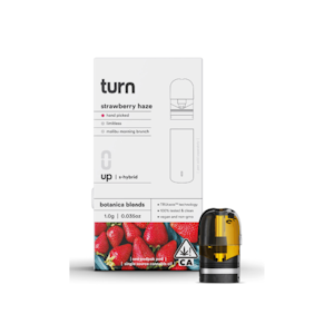 TURN - Strawberry Haze (S-H) | 1g Botanical Blends POD | Turn