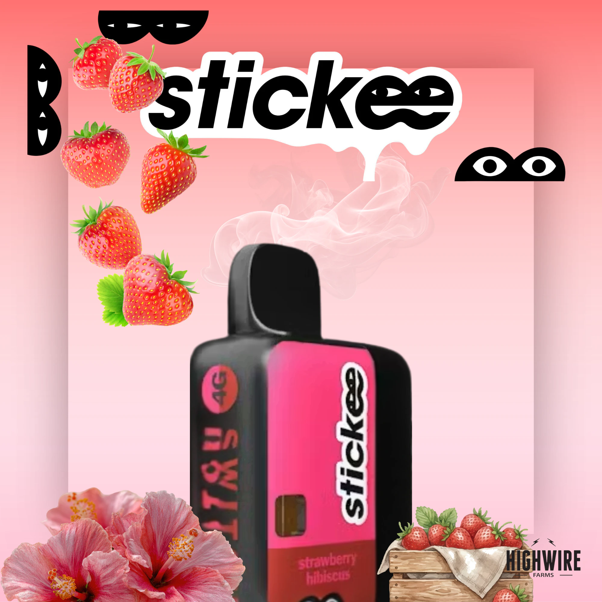 Stickee - Stickee Swtich Disposable Strawberry Hibiscus X Midnight Acai 4g Main Image