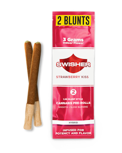 SWISHER - Swisher Blunt (2pk) | Strawberry Kiss