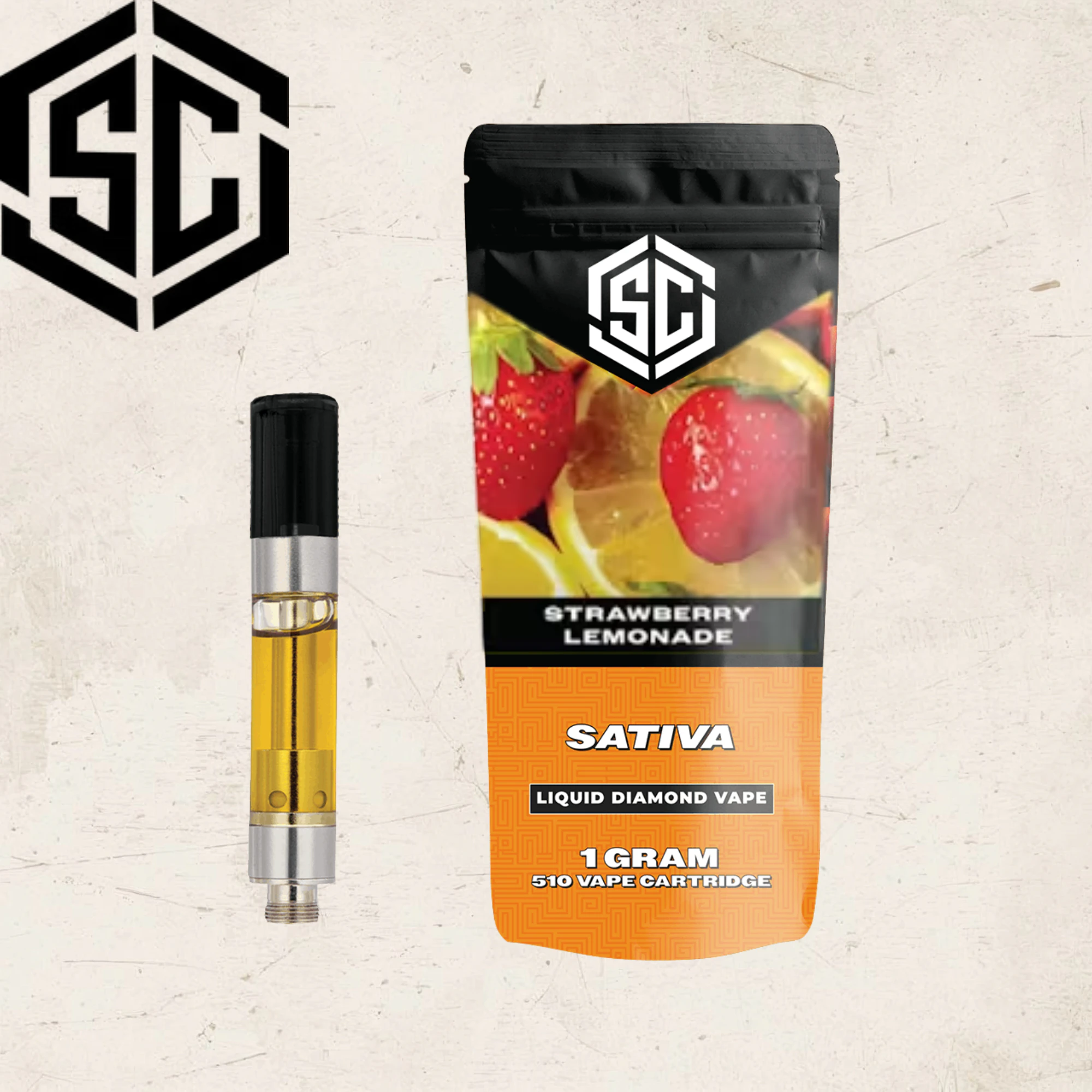 Society C - Strawberry Lemonade | Liquid Diamonds Cartridge | 1g Main Image