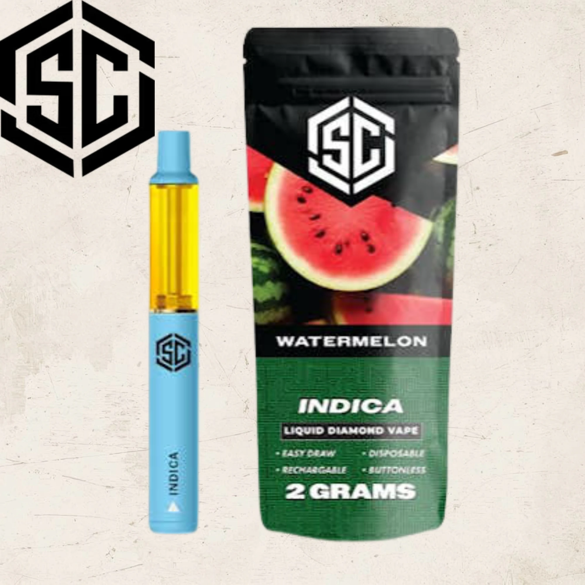 Society C - Watermelon | Liquid Diamonds Disposable | 2g Main Image