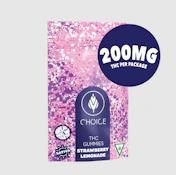 Choice Chews - Strawberry Lemonade Gummies (Sativa) - 200mg