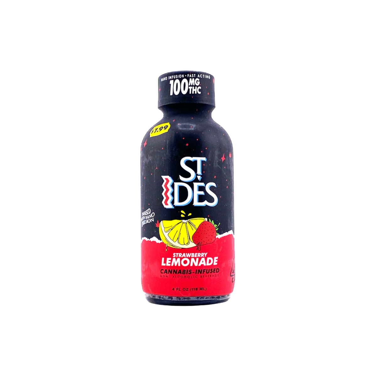 Strawberry Lemonade | Shot 4oz (Single) 100mg | St Ides