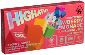 Highatus | Strawberry Lemonade Gummies | 100mg THC (10pk) | Sativa