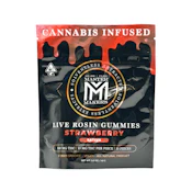 Master Makers - Live Rosin Gummies - Strawberry - Edible - 100mg