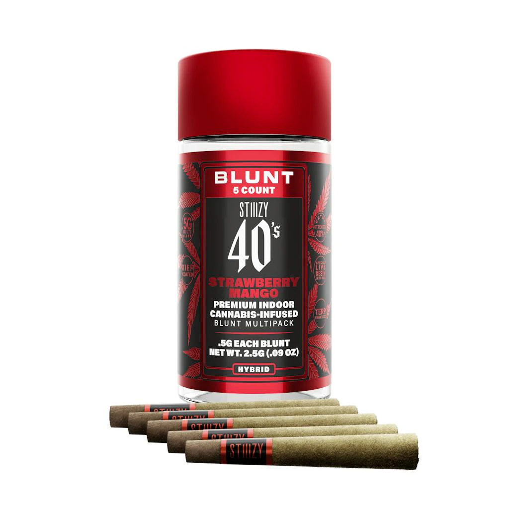 STIIIZY - Stiiizy Strawberry Mango 40's Mini Blunt 5-Pack 2.5g Main Image