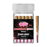 Strawberry Nerdz -Sativa- 16.53% THC | 5pk 2.5g (Infused Pre-Rolls) | Mintz     -k8 middle