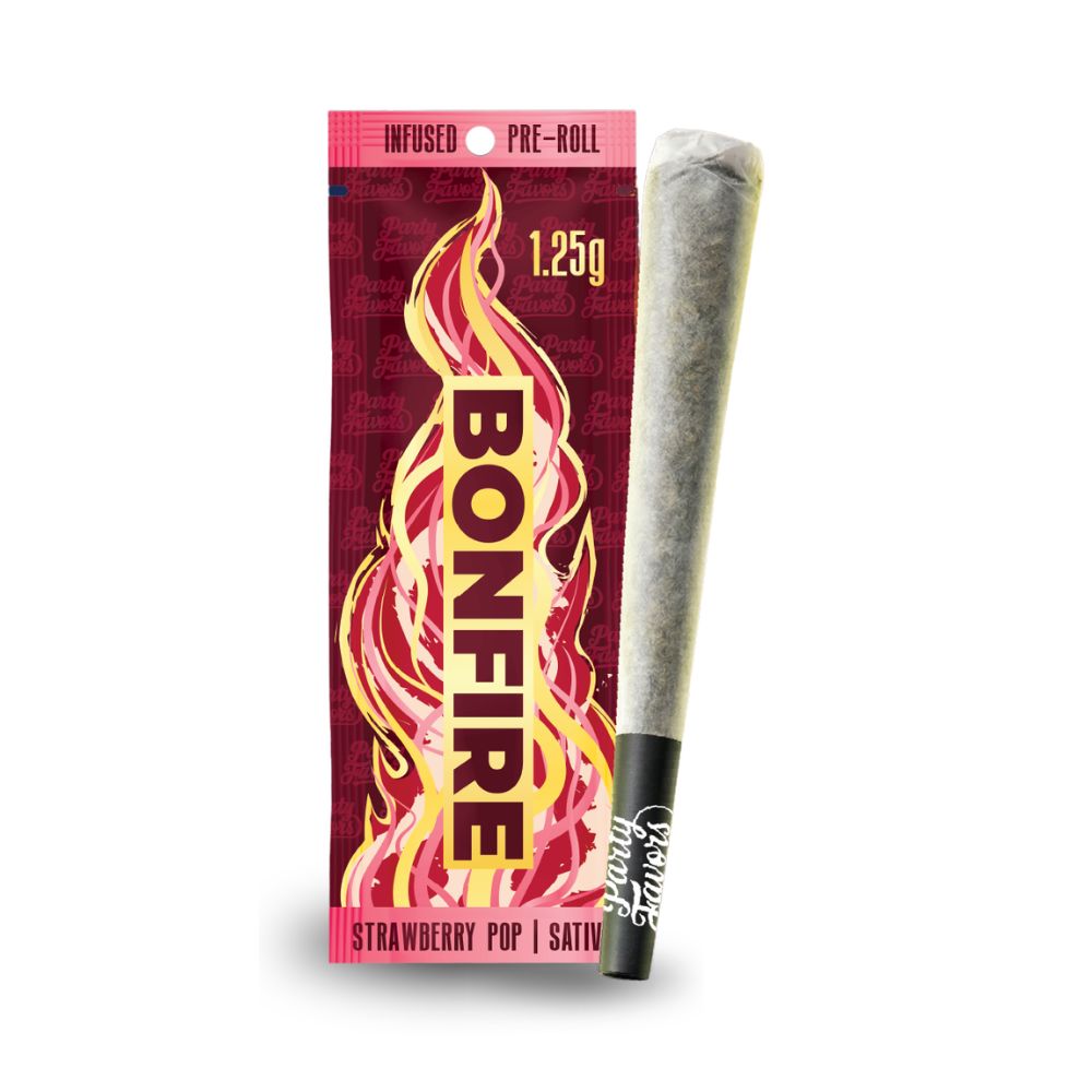 Strawberry Pop Bonfire 1.25g Infused Preroll - PARTY FAVORS (BONFIRE)