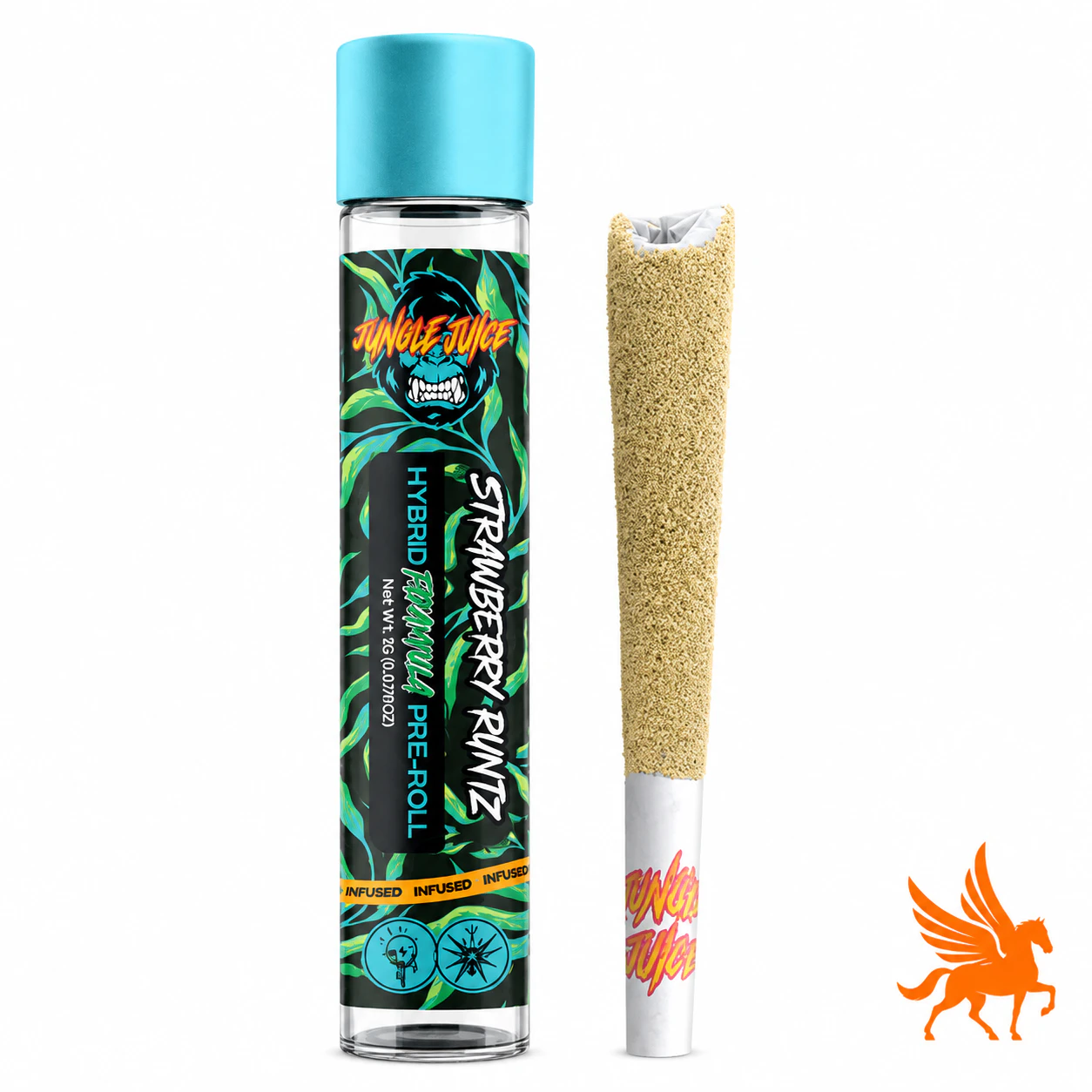 Jungle Juice -  1g INFUSED PREROLL | JUNGLE JUICE | STRAWBERRY RUNTZ Main Image