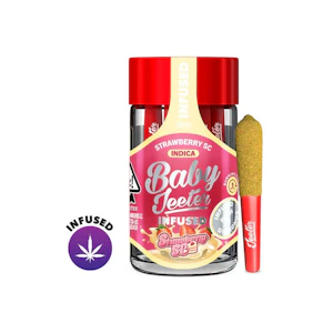 JEETER - Strawberry SC (I) | .5g 5pk Infused Baby Jeeter Prerolls | Jeeter