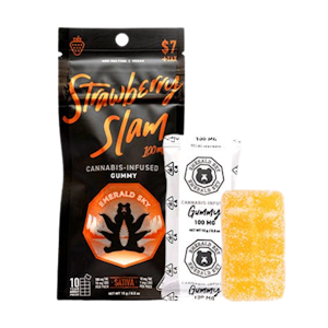 Emerald Sky - Strawberry Slam (S) | 100mg Single Gummy | Emerald Sky