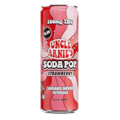 Strawberry Soda Pop | 12oz 100mg Beverage | Uncle Arnie's