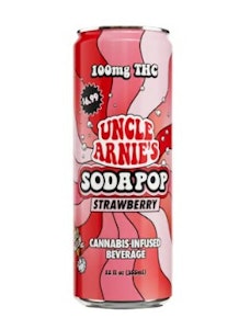 UNCLE ARNIE'S - Uncle Arnie's Strawberry Sodapop 100mg
