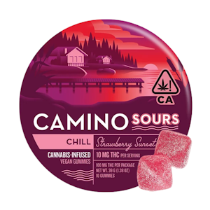 KIVA - Strawberry Sunset (Chill) (I) | 100mg Gummies | Camino