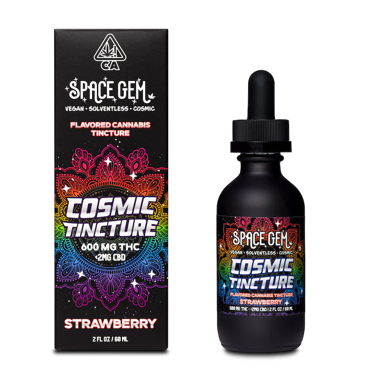 Space Gem - Space Gem - 60ml 600mg Cosmic Tincture - Strawberry  Main Image