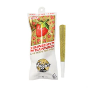 Fuzzies Strawberry Trainwreck Live Resin Infused Pre-Roll 1.0g