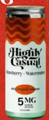 Highly Casual- Strawberry Watermelon 5mg