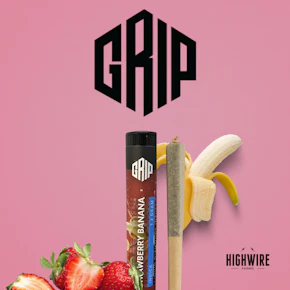 Grip Strawberry Banana Liquid Diamond Preroll 1.2g