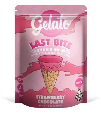 Gelato - Gelato Strawberry Chocolate Last Bite Cones 100mg Main Image