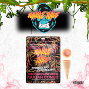 Jungle Juice Sugar Cones Strawberry Cheesecake 200mg