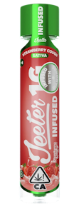 JEETER - Jeeter-Strawberry Cough-infuse liquid diamonds-Infuse Pre Roll-Sativa-Kief-38.44%-1G
