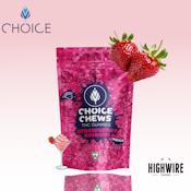 Choice Gummies Strawberry Daiquiri 200mg (Indica)