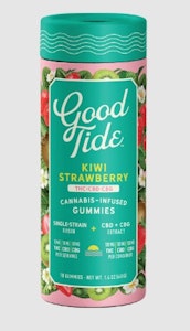 GOOD TIDE - Good Tide Strawberry Kiwi CBG Gummies