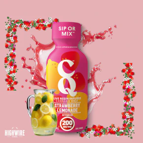 CQ Live Resin Syrup Strawberry Lemonade 200mg
