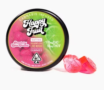 HAPPY FRUIT - Happy Fruit Strawberry Lifted Limeade Rosin Gummies