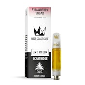 West Coast Cure Strawberry n' Sugar Live Resin Cartridge 1.0g